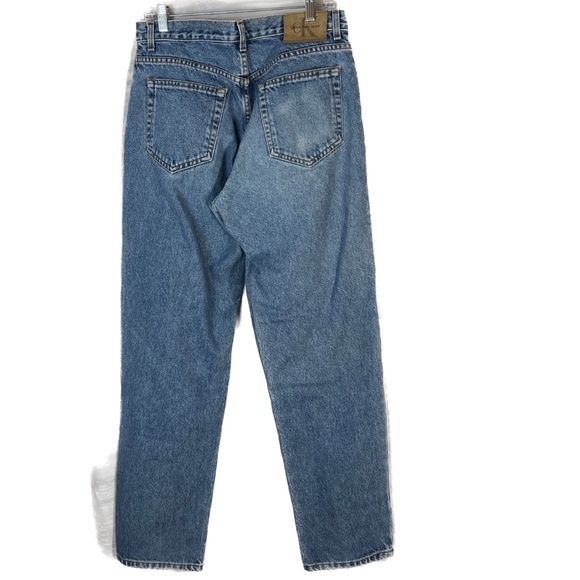 Calvin Klein Jeans Easy Fit Sz 34 Blue Double Stone Wash BMPP171 Made USA Union - Picture 6 of 9